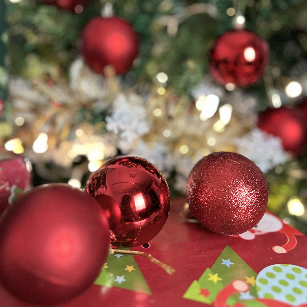 SDS4170  Esferas Navideñas CM-TOP Decoración Adornos Para Árbol Navideño