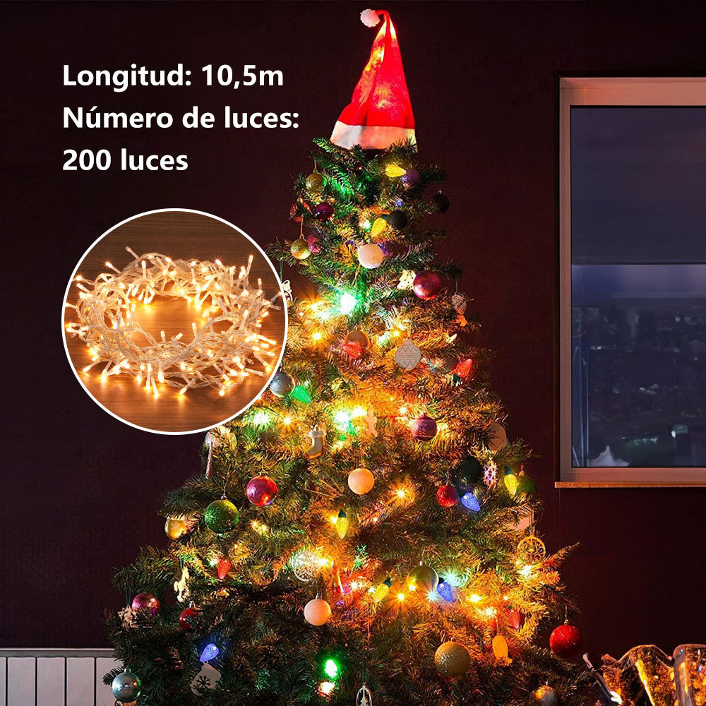 SDD152   Cortinas Serie Luces CM-TOP Navidad Decoracion