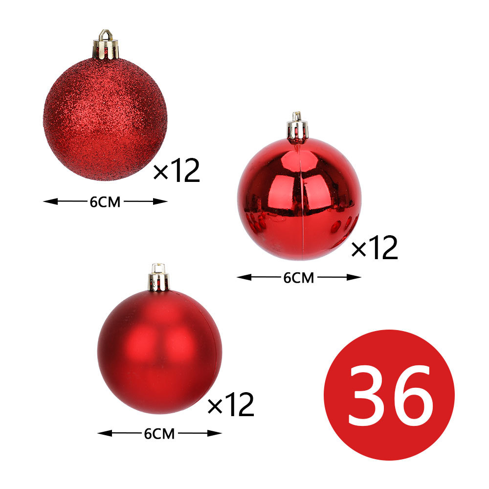 SDS4170  Esferas Navideñas CM-TOP Decoración Adornos Para Árbol Navideño