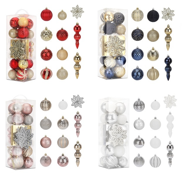 SDS4179  Esferas Navideñas CM-TOP Decoración Adornos Para Árbol Navideño