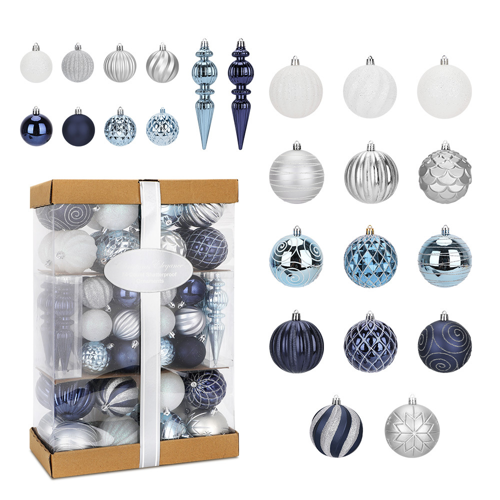 SDS4178  Esferas Navideñas CM-TOP Decoración Adornos Para Árbol Navideño