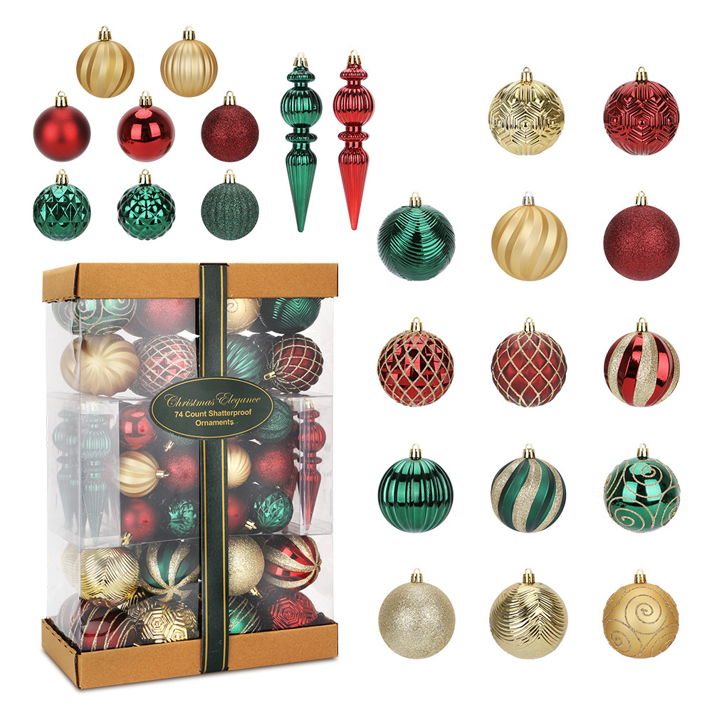 SDS4178  Esferas Navideñas CM-TOP Decoración Adornos Para Árbol Navideño
