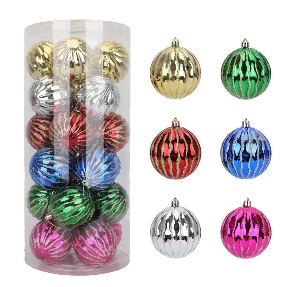 SDS4189  Esferas Navideñas CM-TOP Decoración Adornos Para Árbol Navideño