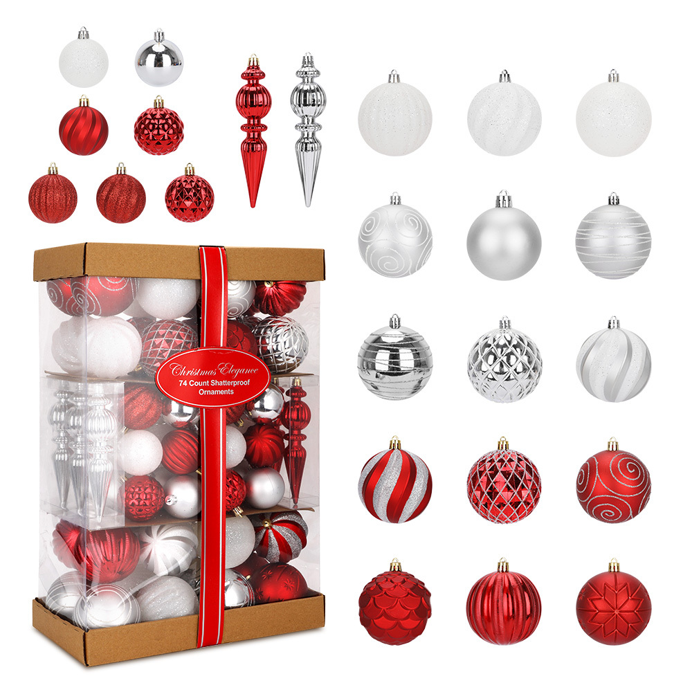 SDS4178  Esferas Navideñas CM-TOP Decoración Adornos Para Árbol Navideño
