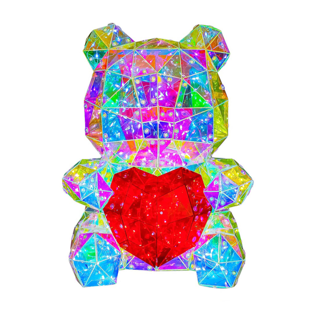 SDD1241   Lampara Oso 3d Acrilico Regalo De San Valentín Decoración