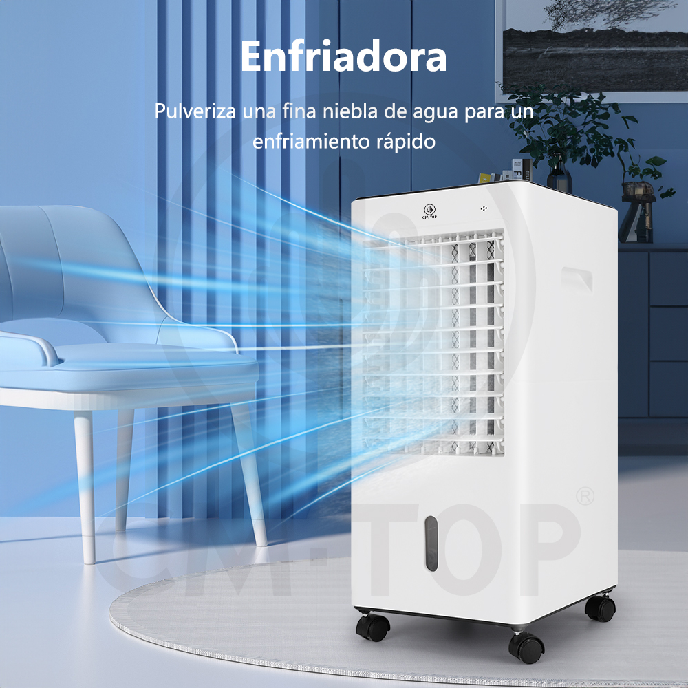 VEN36  CM-TOP Ventilador Aire Frio Portatil EnfriadorAire Control Remoto