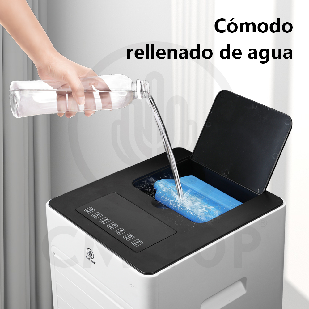 VEN36  CM-TOP Ventilador Aire Frio Portatil EnfriadorAire Control Remoto