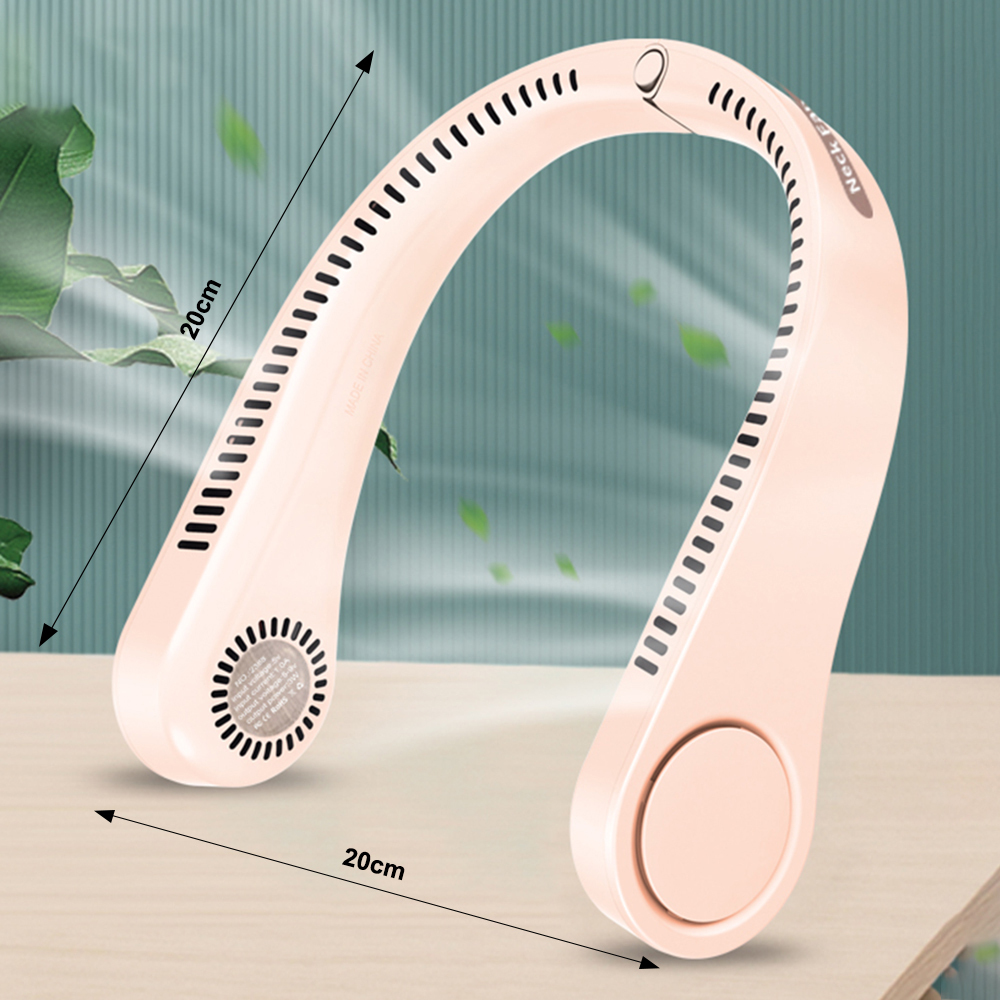 Mini Ventilador Cuello Portátil Silencioso Usb Recargable