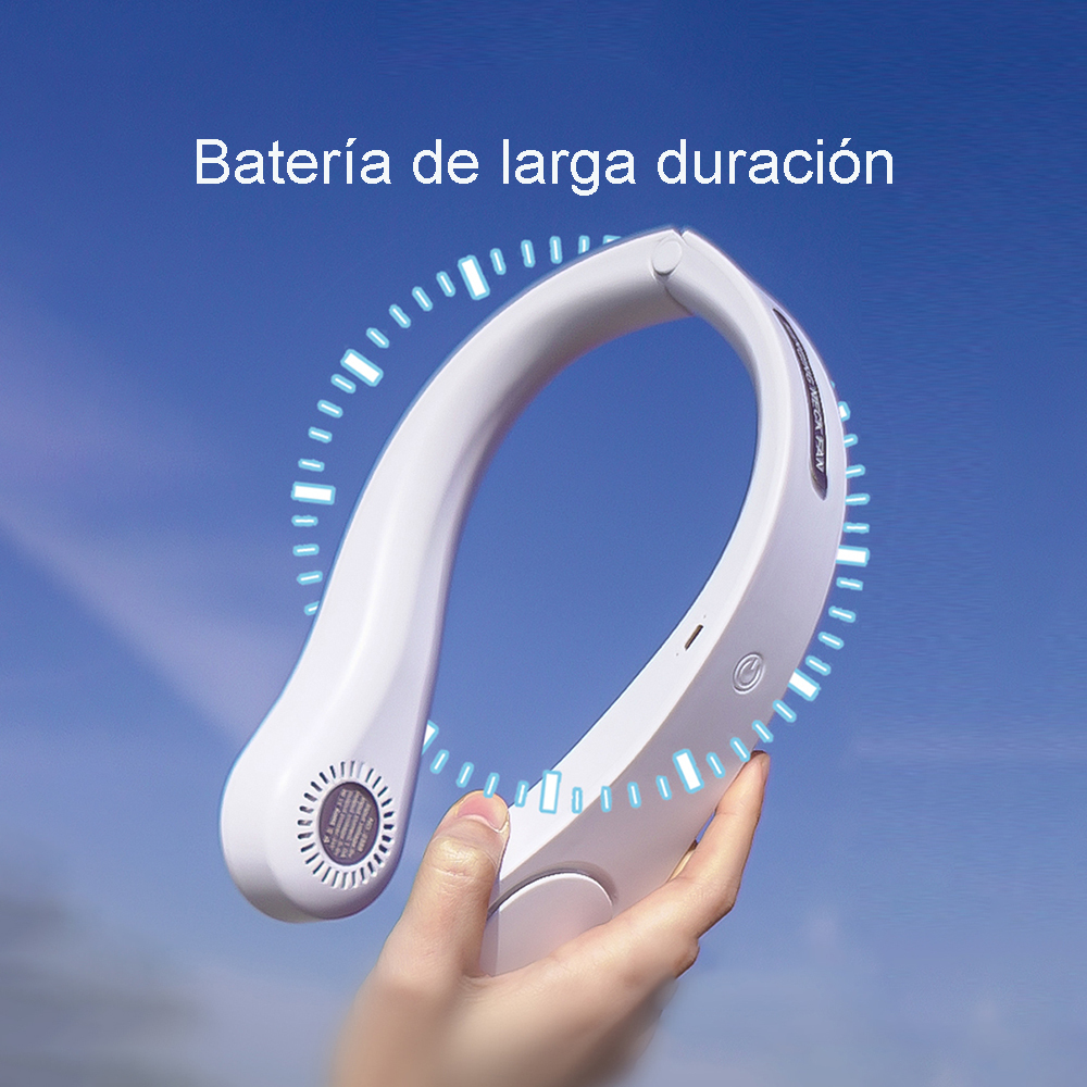 Mini Ventilador Cuello Portátil Silencioso Usb Recargable