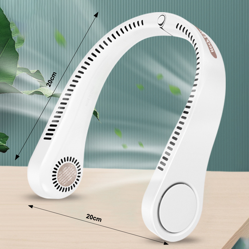 Mini Ventilador Cuello Portátil Silencioso Usb Recargable