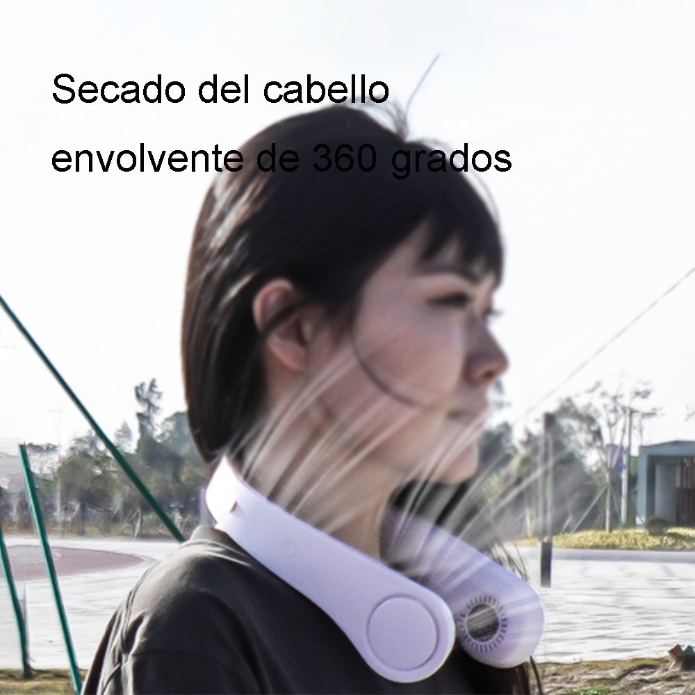 Mini Ventilador Cuello Portátil Silencioso Usb Recargable
