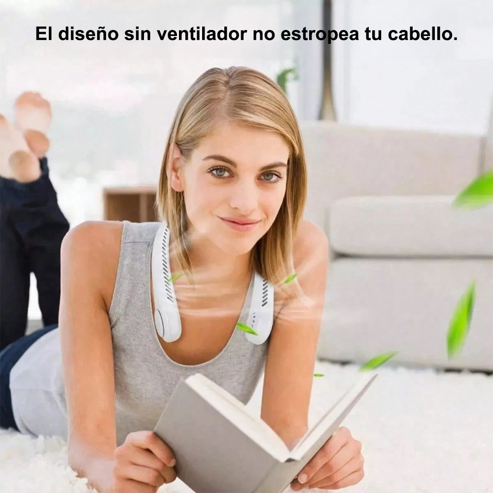 Mini Ventilador Cuello Portátil Silencioso Usb Recargable