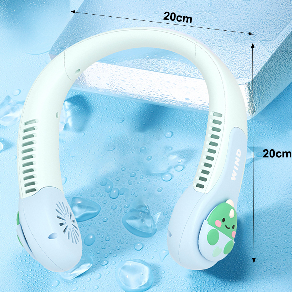 Ventilador De Cuello Portátil 3 Velocidades Recargable
