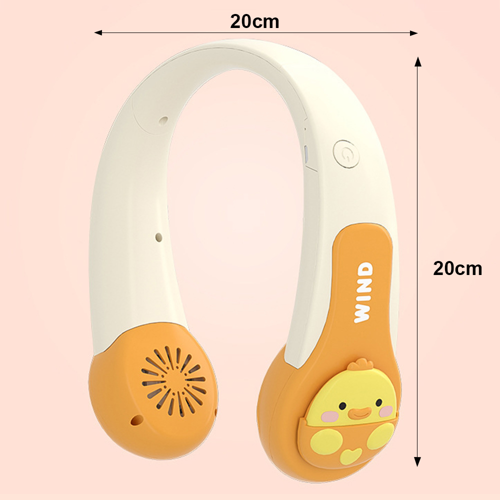 Ventilador De Cuello Portátil 3 Velocidades Recargable