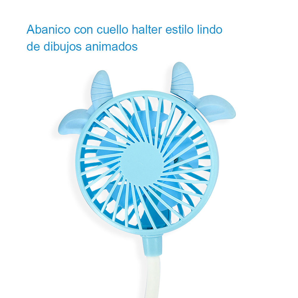Ventilador De Cuello Para Colgar Portátil Recargable Usb