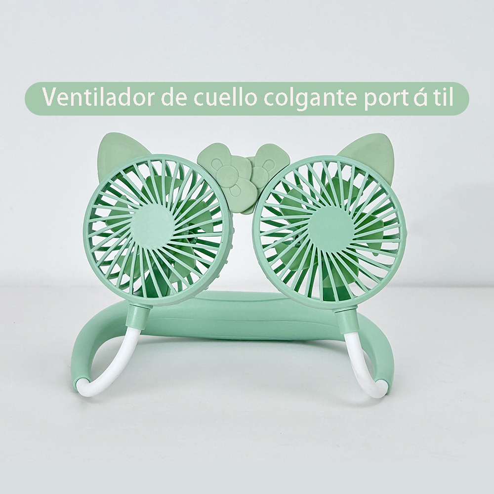 Ventilador Portátil De Cuello recargar Y Ajustable