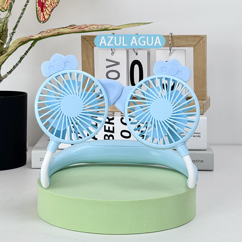 Ventilador Portátil De Cuello recargar Y Ajustable