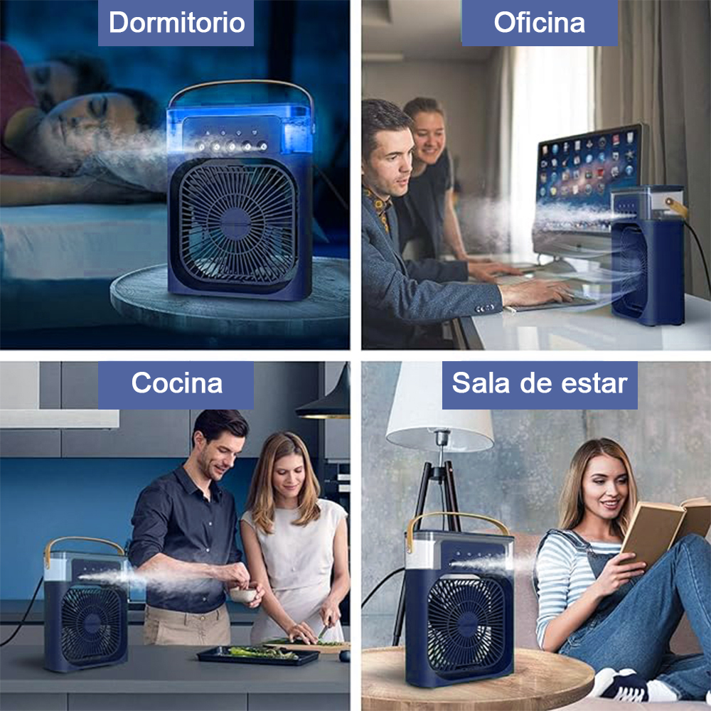 Mini Enfriador De Aire Acondicionado Portátil Humidificador