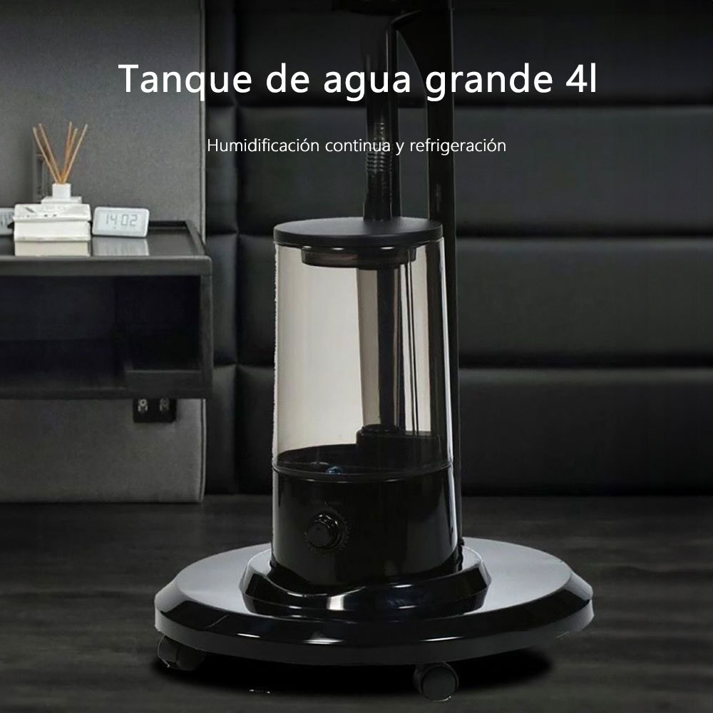 Ventilador Industrial con Aspersión de Agua Control Remoto