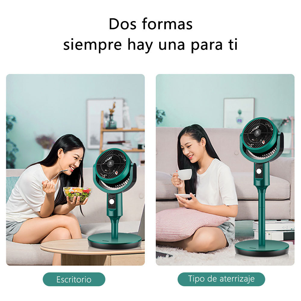 Ventilador Portatil 2 en 1 Circulador de Aire Oscilante	Ventilador de Pie