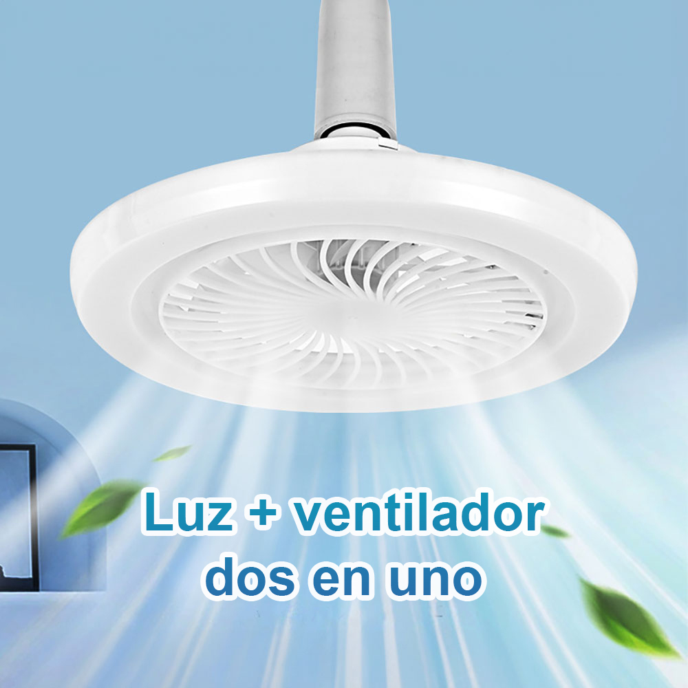 Ventilador De Techo Lámpara Con Led Luz Control Remoto