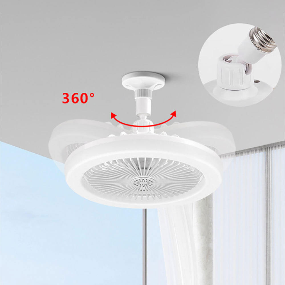 Ventilador De Techo Foco Led Multifunción Silencioso Aroma