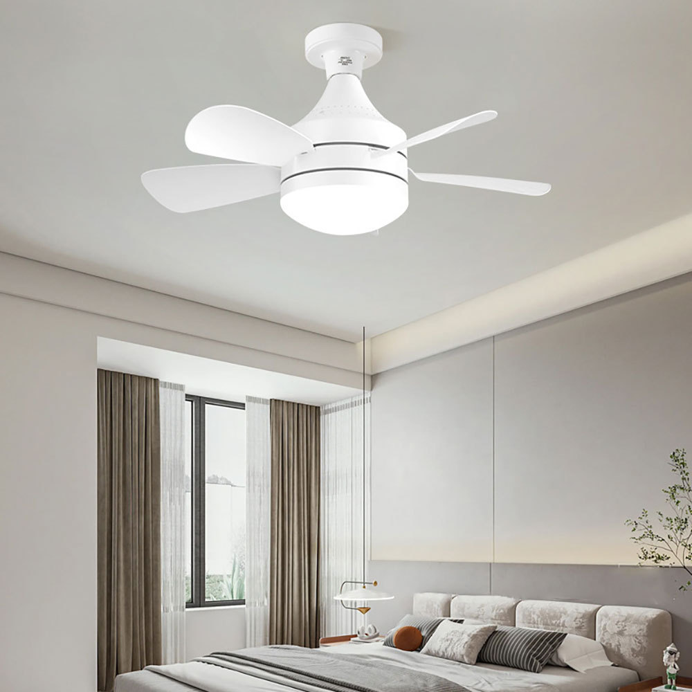 Lampara Ventilador De Techo Led 45cm Silencioso 3 Velocidade