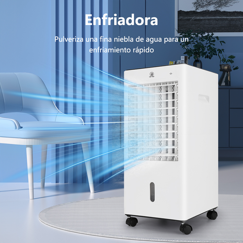 Ventilador Refrigeración por Agua Oscilación Control Remoto