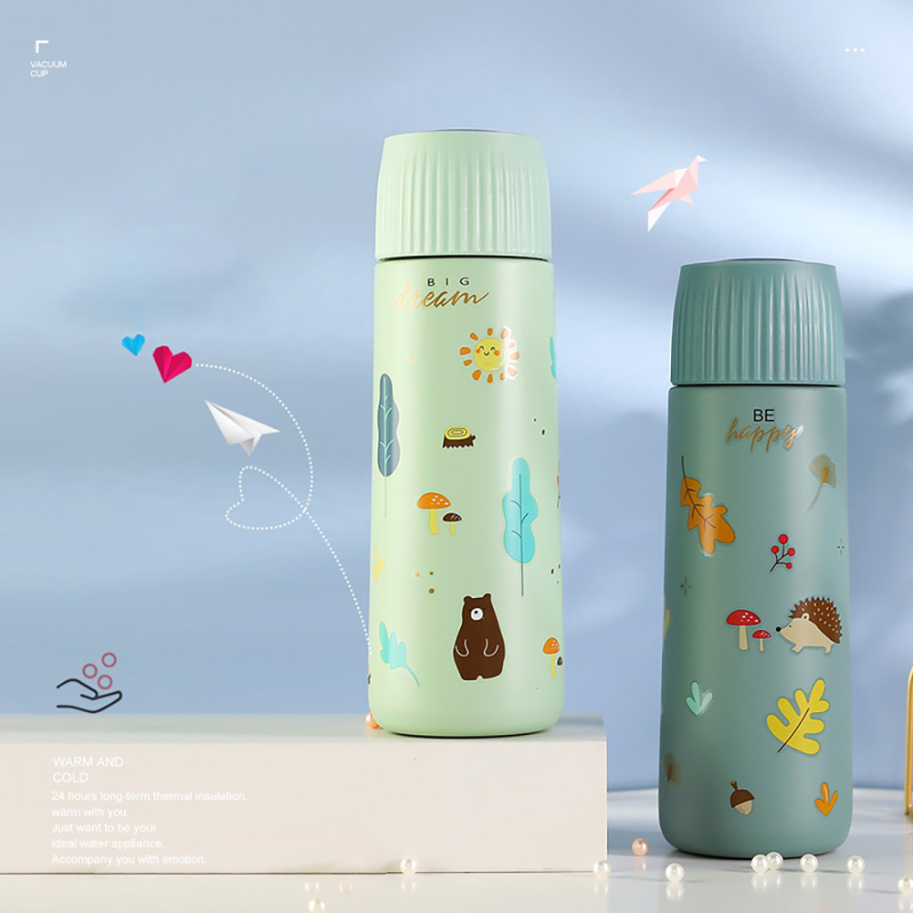 380 ml Taza térmica de acero inoxidable para uso doméstico Taza separadora de té y agua