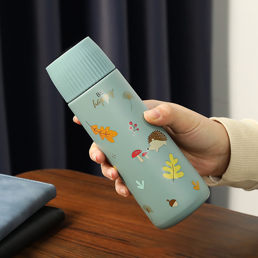 380 ml Taza térmica de acero inoxidable para uso doméstico Taza separadora de té y agua