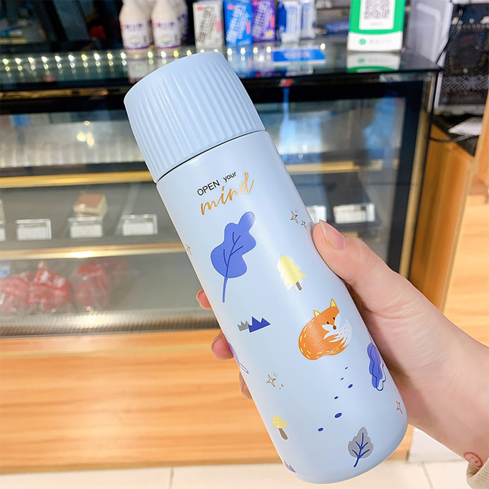 380 ml Taza térmica de acero inoxidable para uso doméstico Taza separadora de té y agua