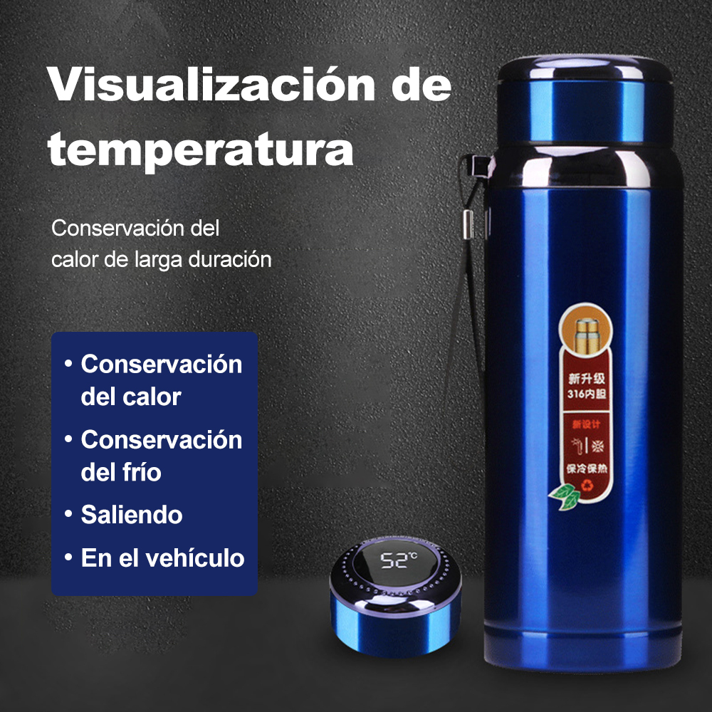 Taza Térmica Acero Inoxidable Botella De Agua 600ml