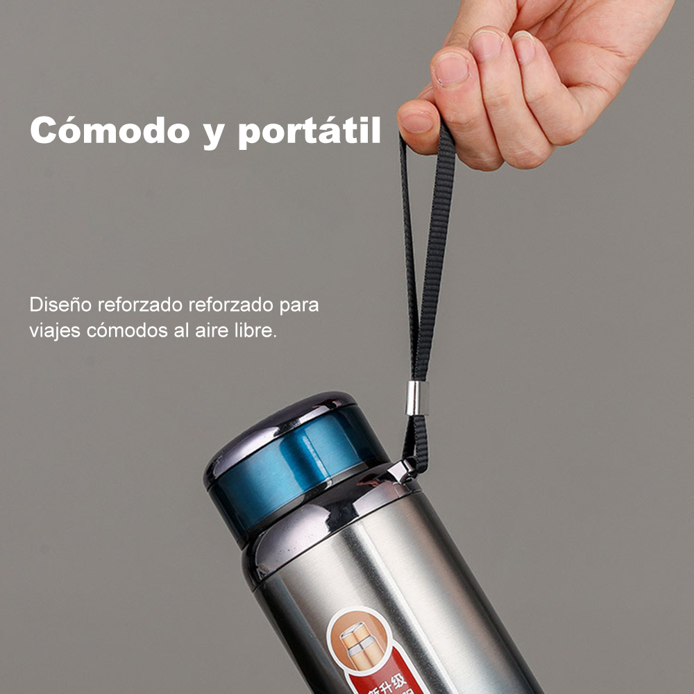Taza Térmica Acero Inoxidable Botella De Agua 600ml