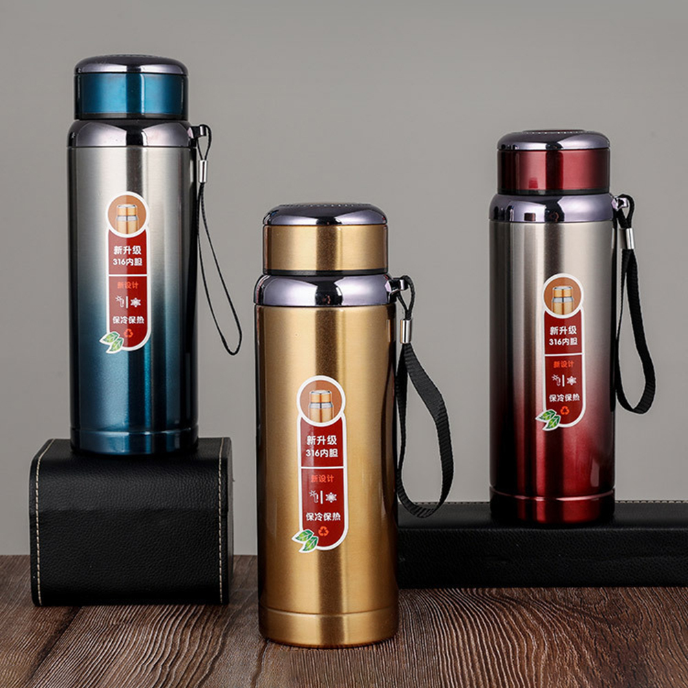 Taza Térmica Acero Inoxidable Botella De Agua 600ml