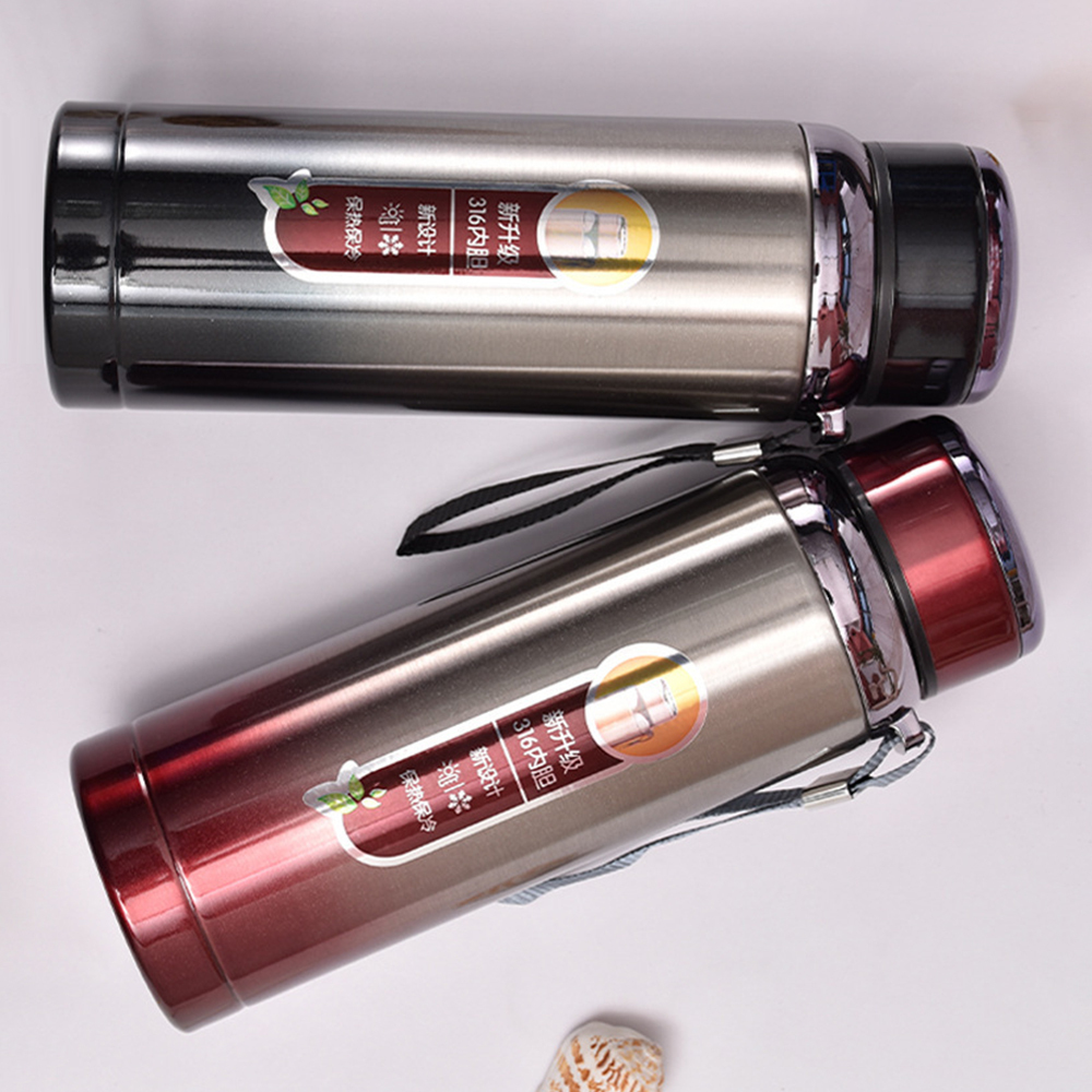 Taza Térmica Acero Inoxidable Botella De Agua 600ml