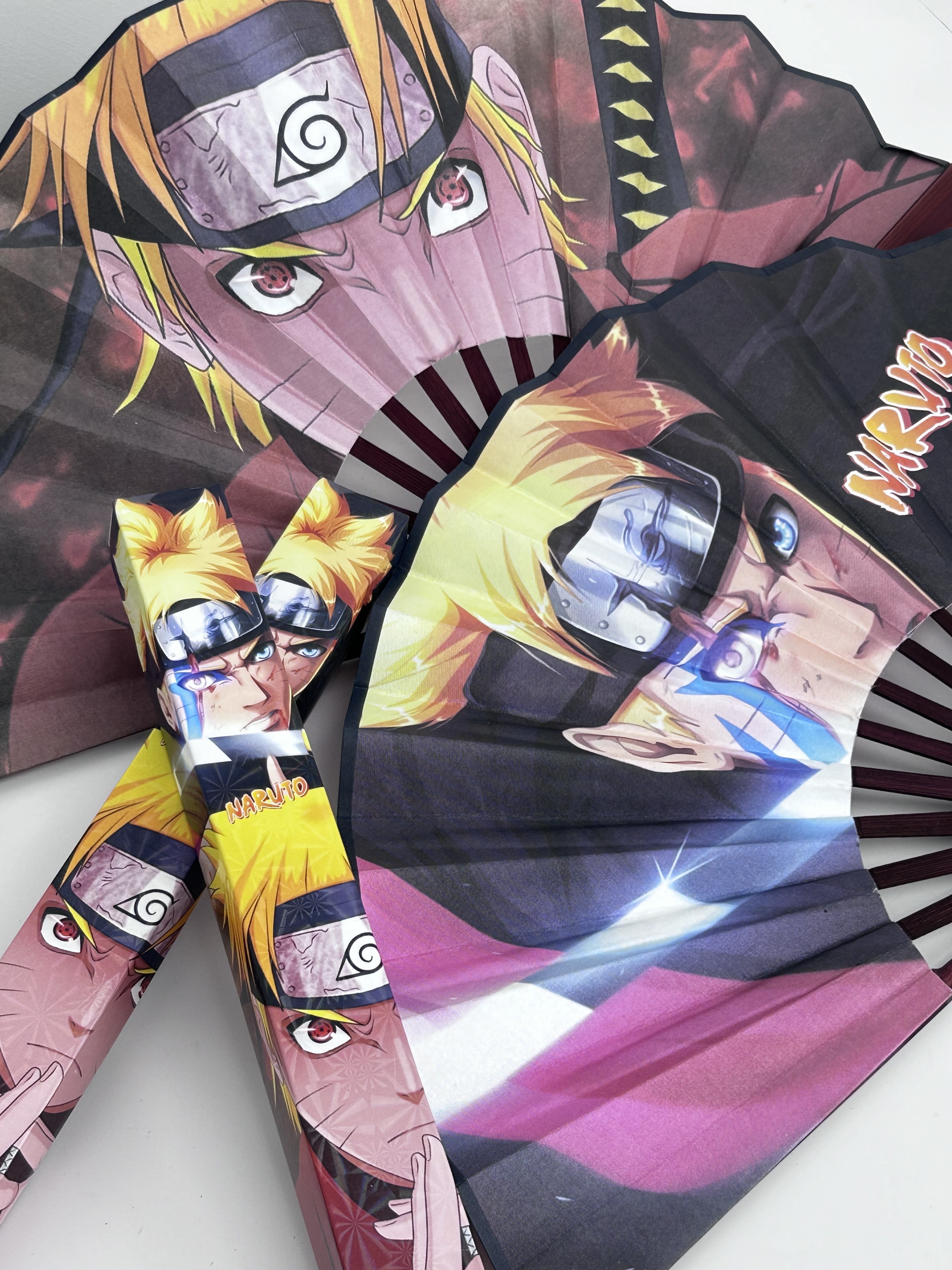 12 Piezas Abanico plegable Ninja de Hokage Naruto