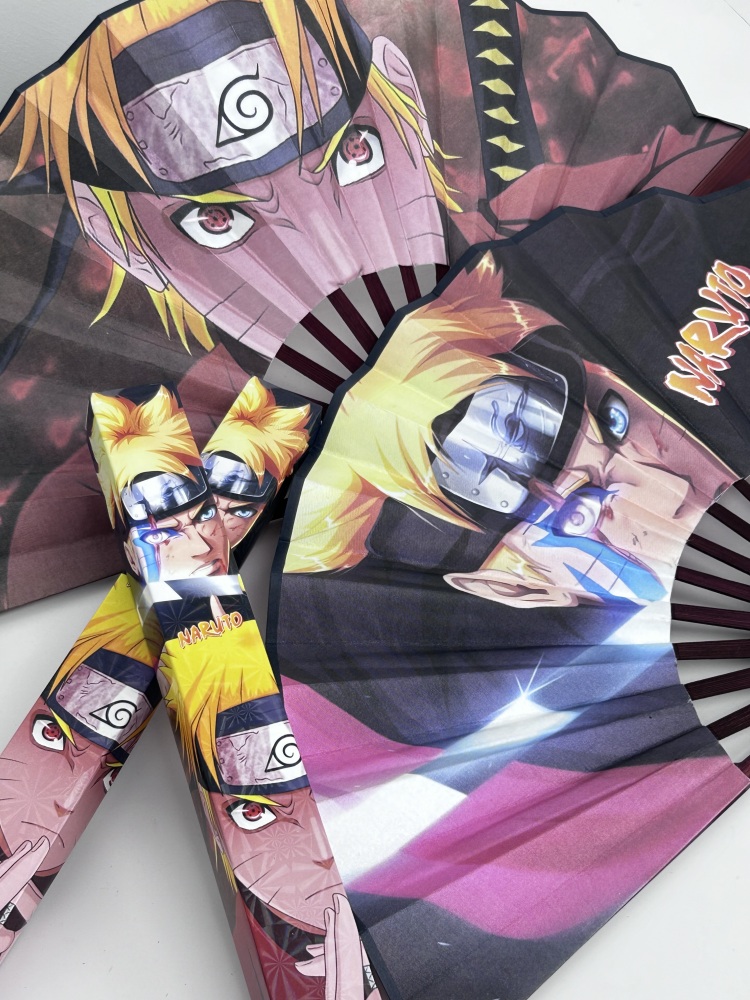 12 Piezas Abanico plegable Ninja de Hokage Naruto