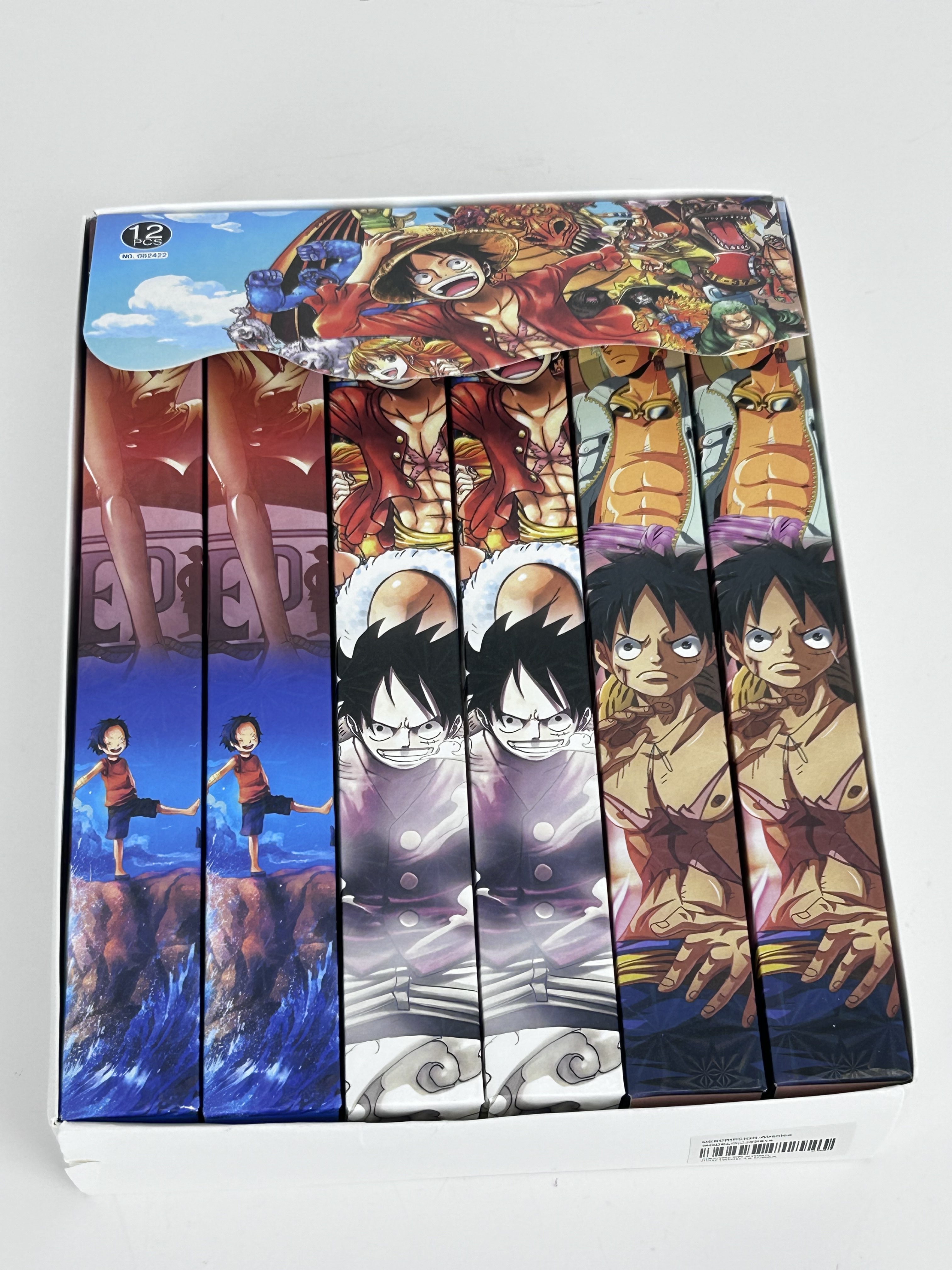 12 Piezas Abanico plegable,One Piece