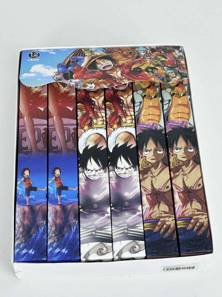 12 Piezas Abanico plegable,One Piece