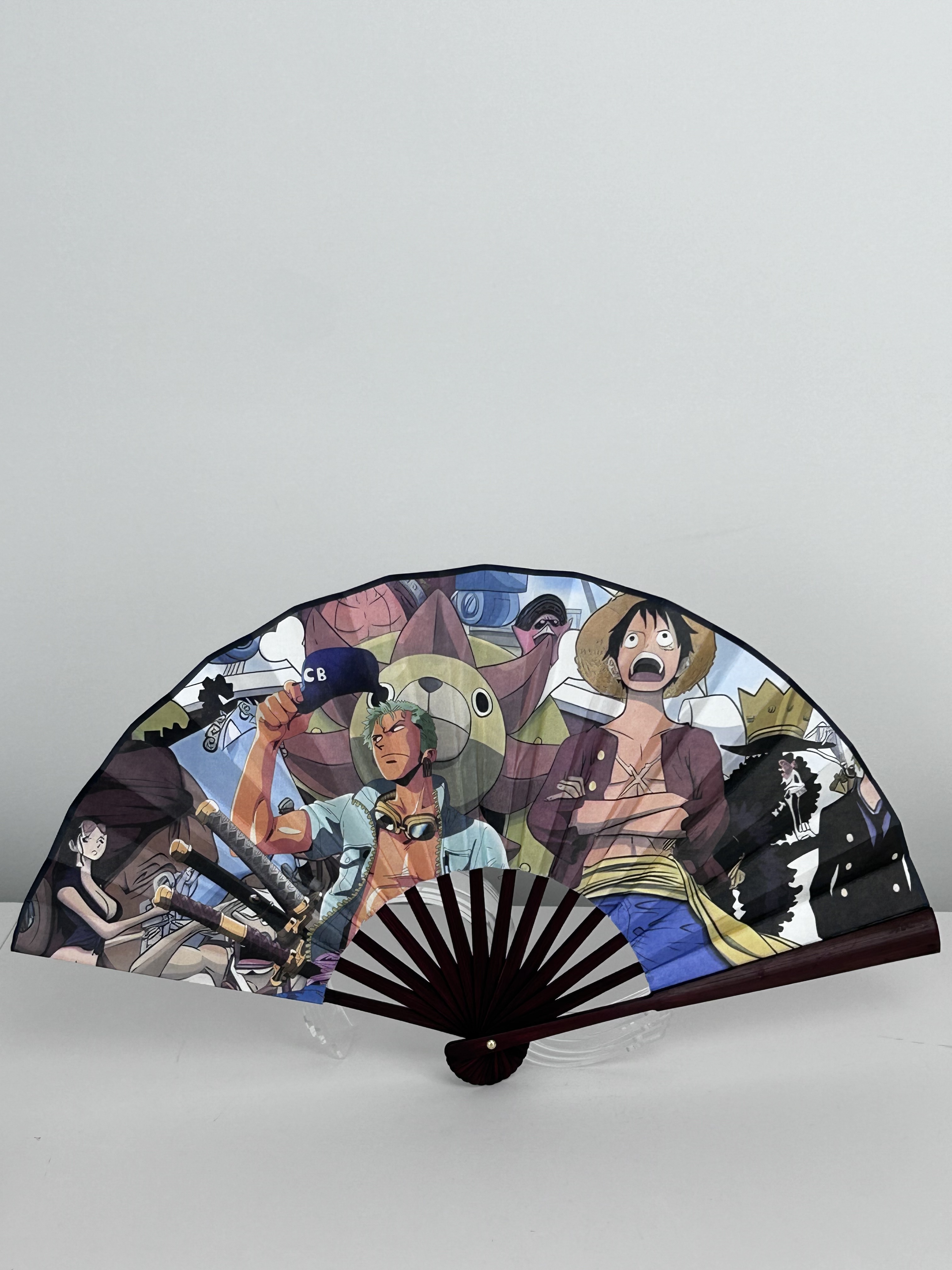 12 Piezas Abanico plegable,One Piece