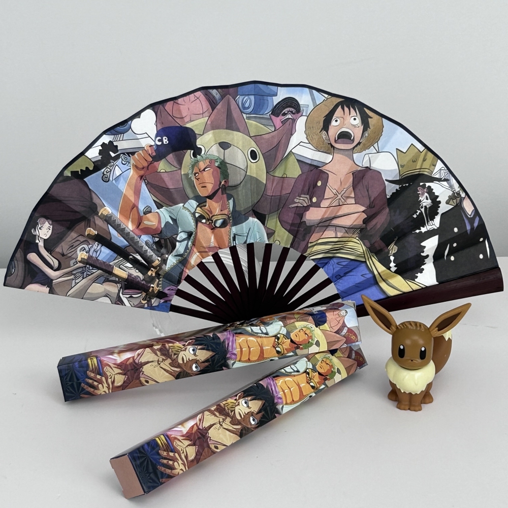 12 Piezas Abanico plegable,One Piece