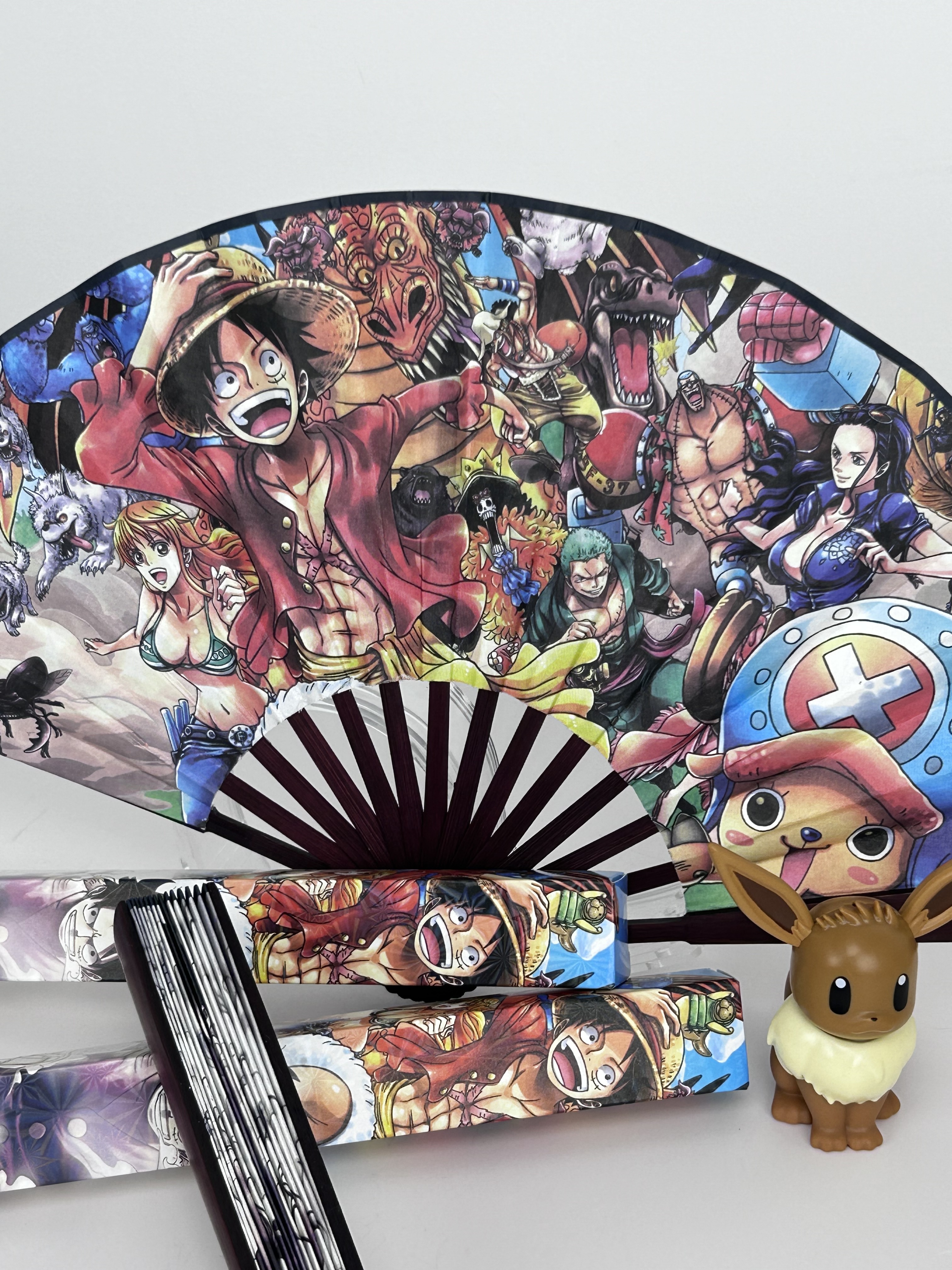 12 Piezas Abanico plegable,One Piece