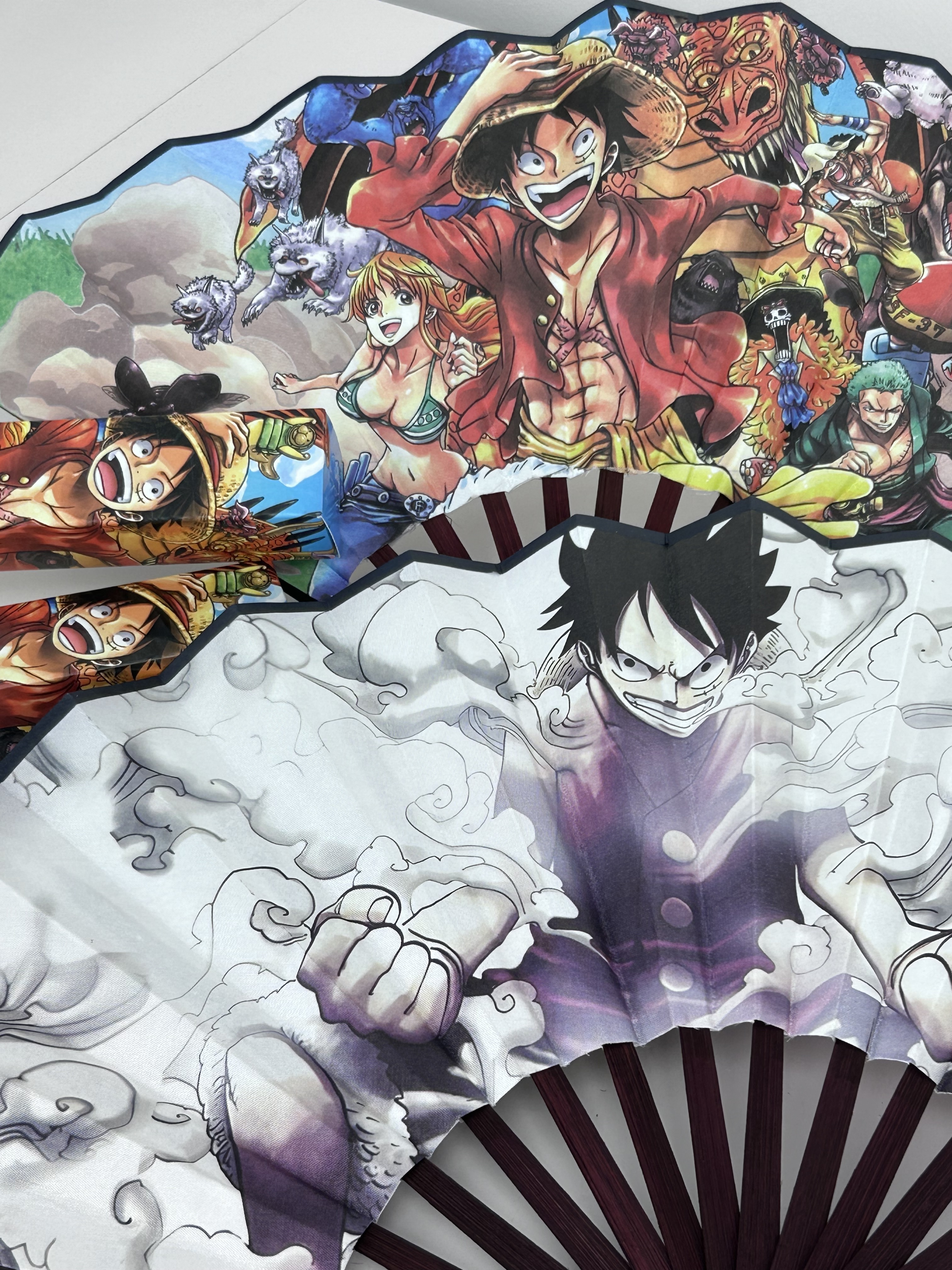 12 Piezas Abanico plegable,One Piece