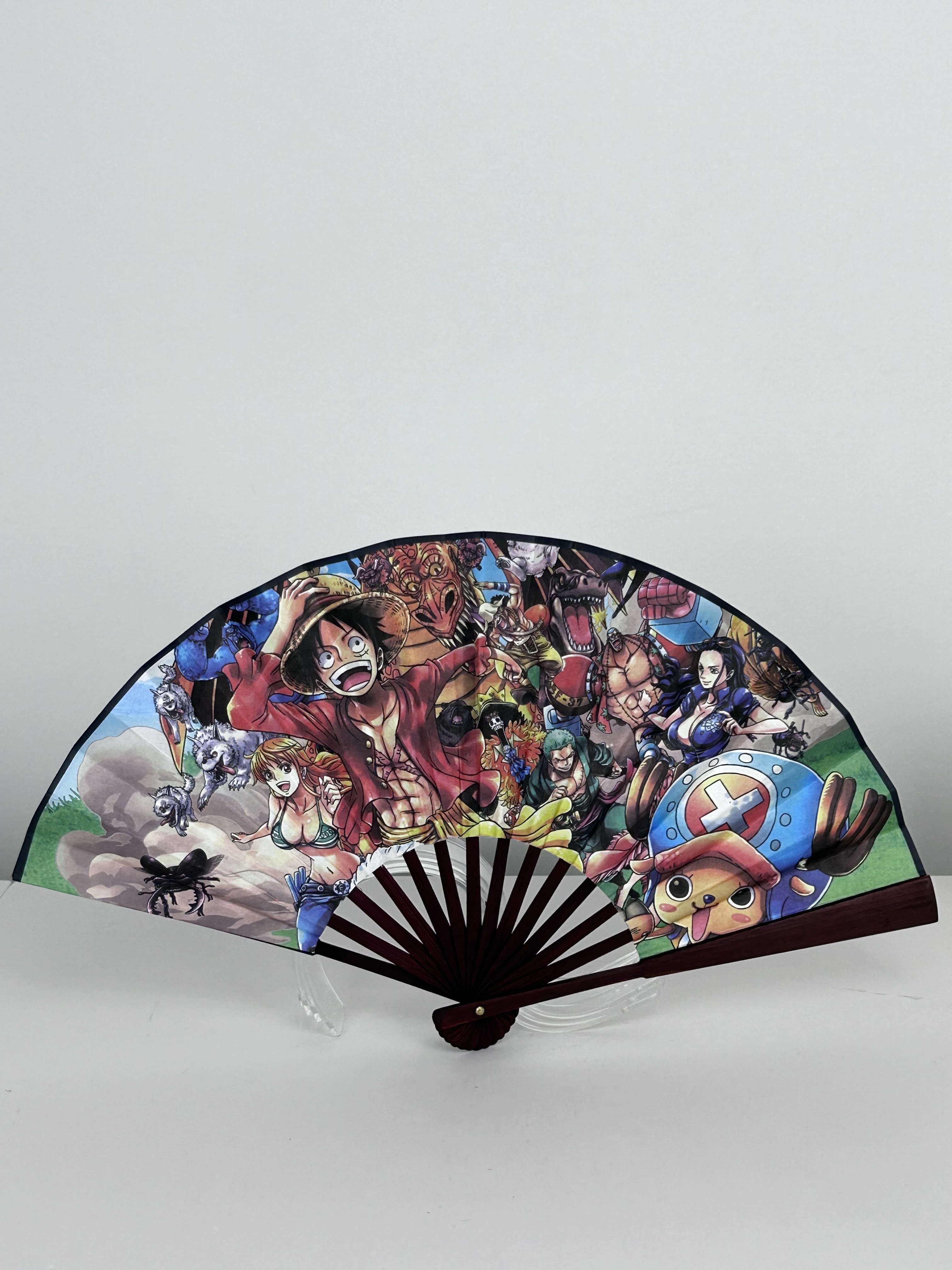 12 Piezas Abanico plegable,One Piece
