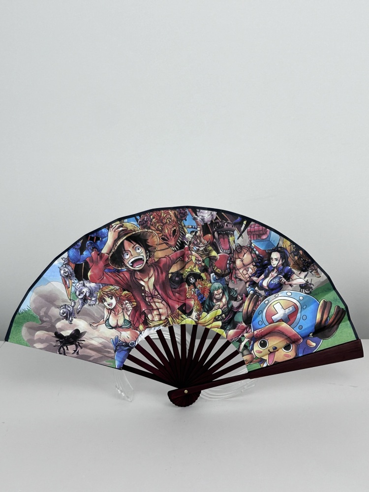12 Piezas Abanico plegable,One Piece