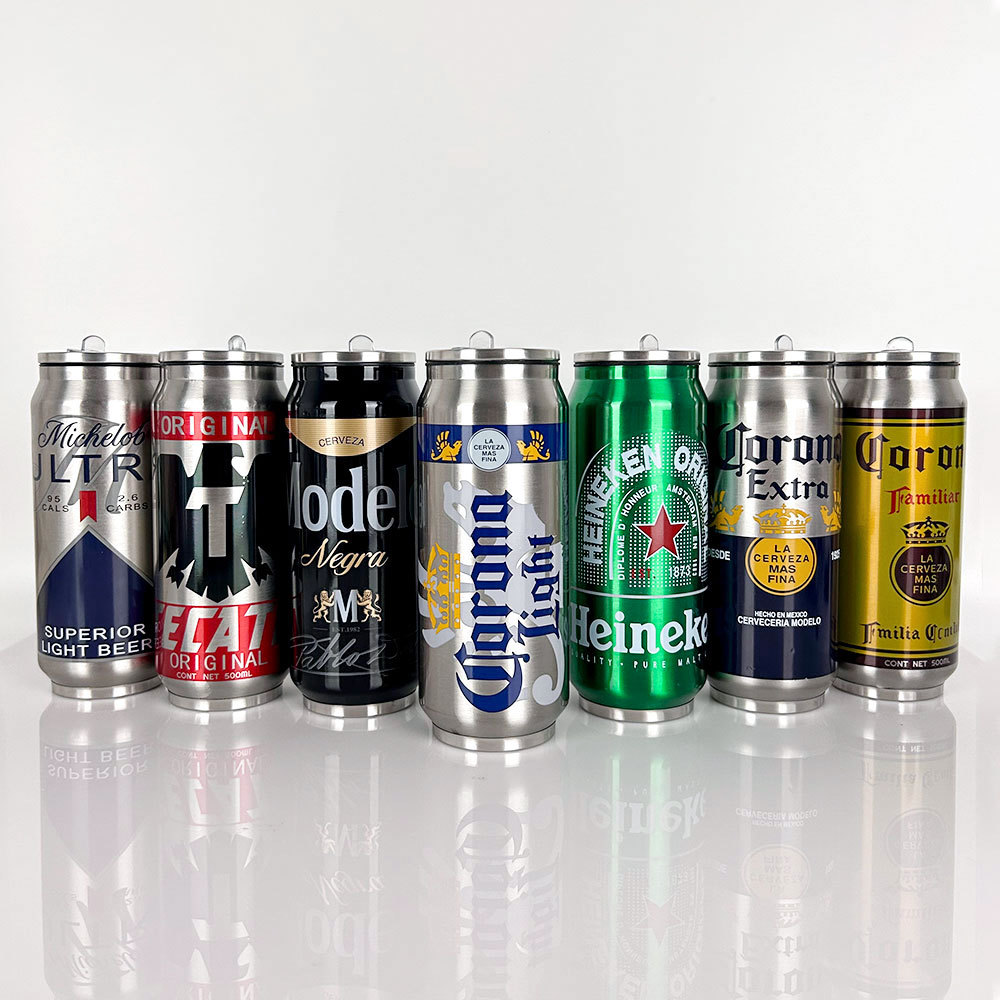500 ml Taza termo con forma de lata de cerveza