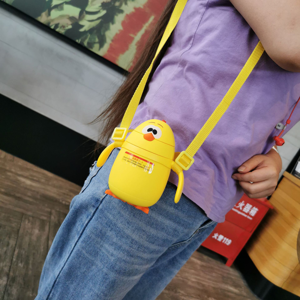 248 ml Pollito amarillo Vaso de cristal para niños