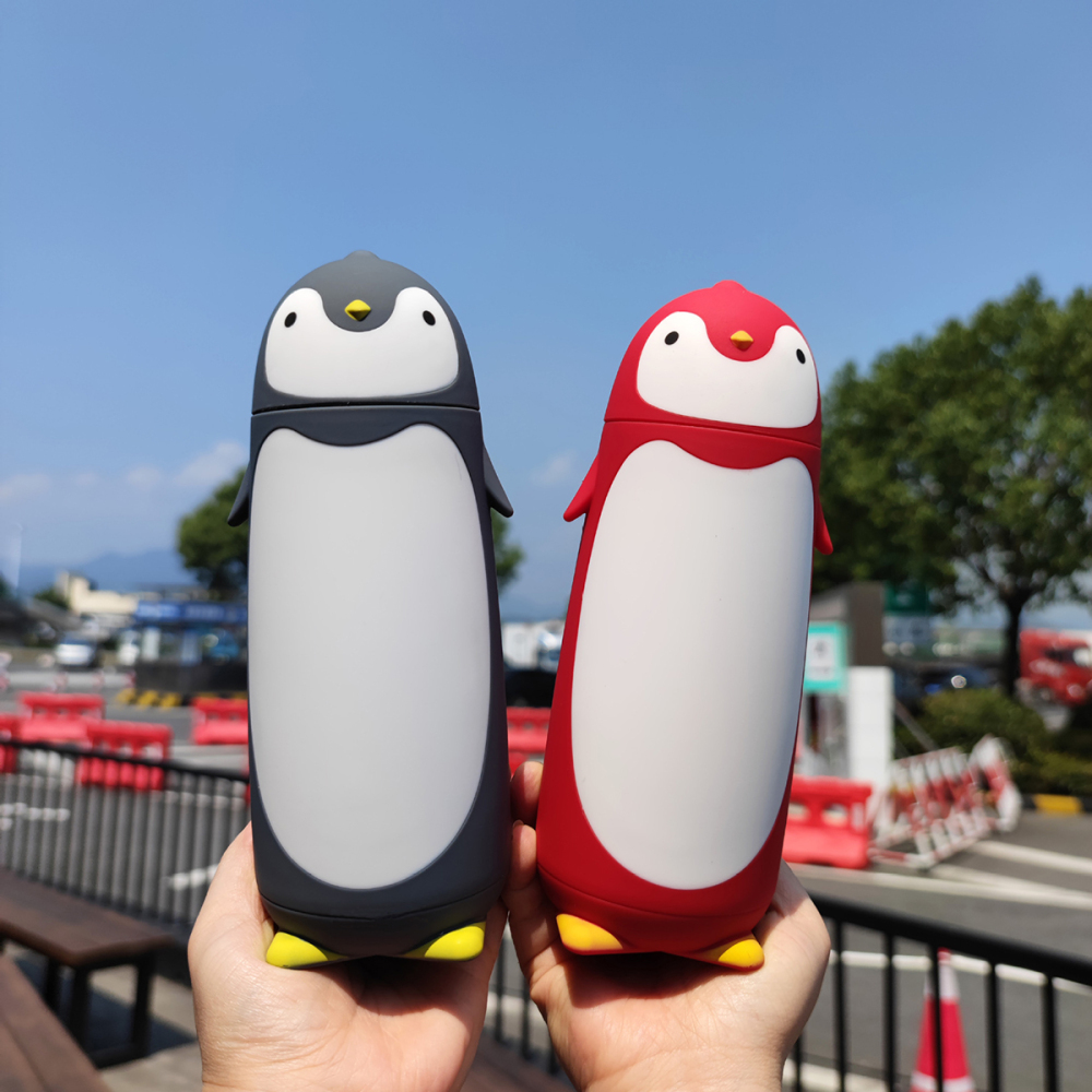 300 ml Vaso de agua de cristal de pingüino