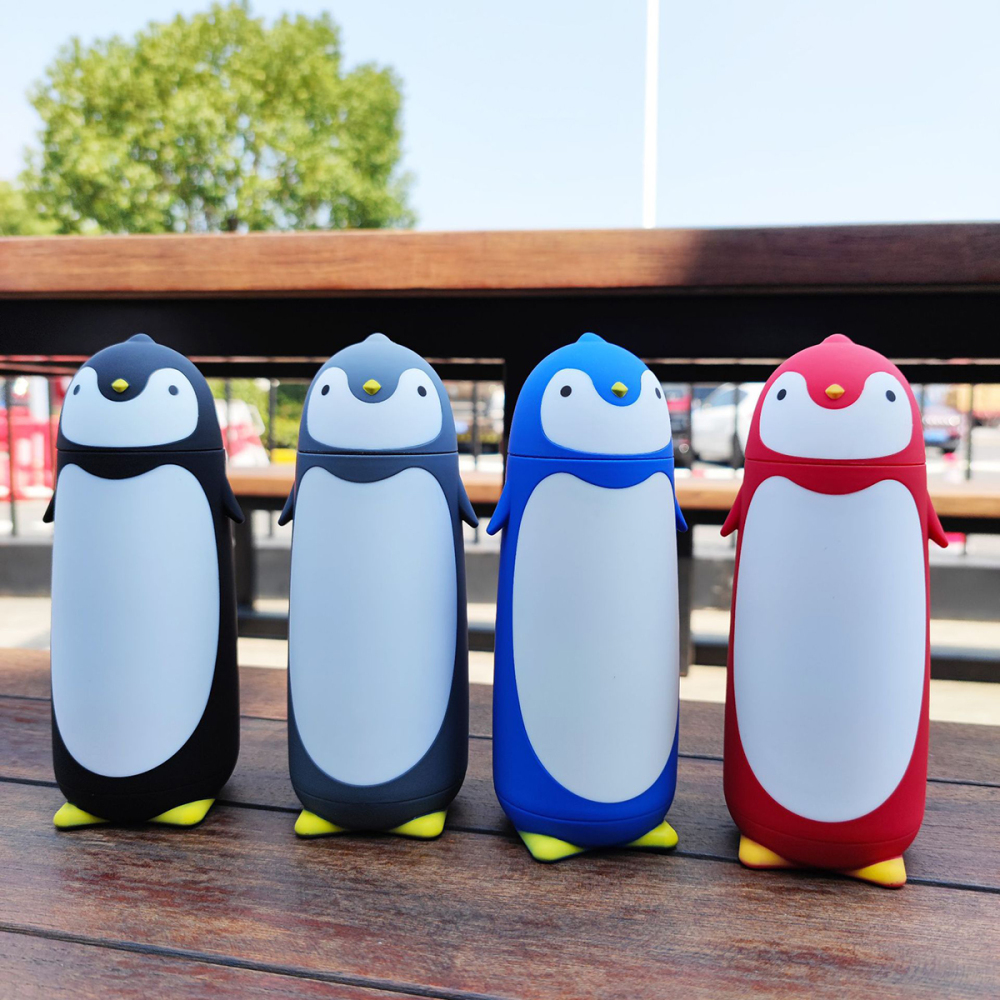 300 ml Vaso de agua de cristal de pingüino
