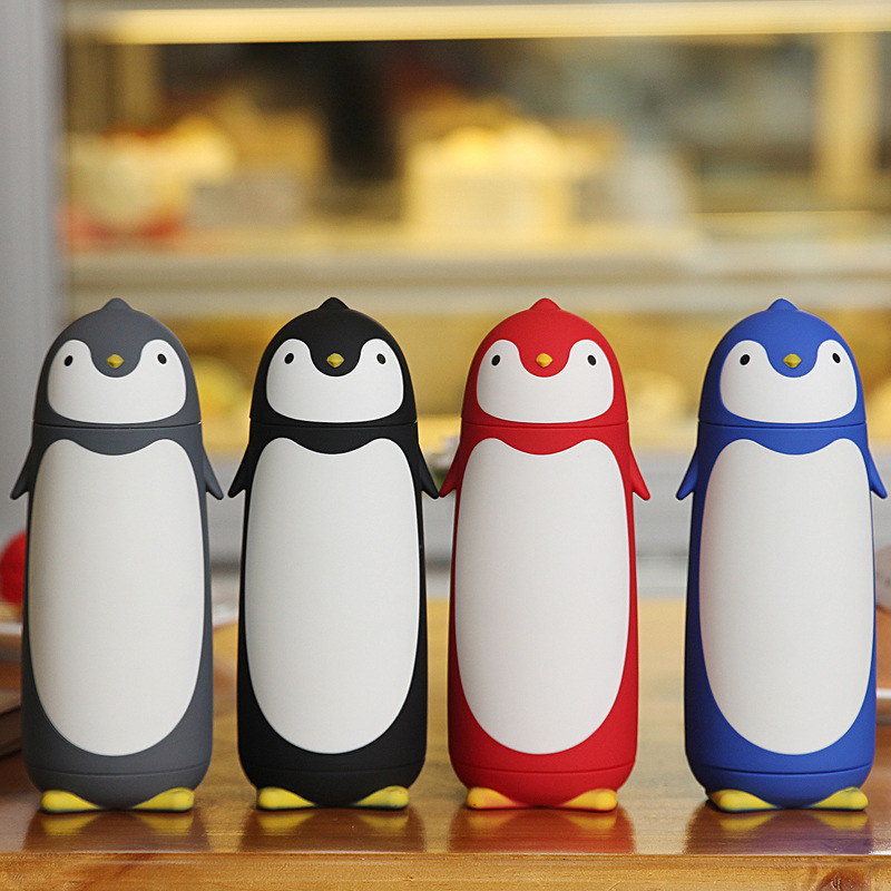 300 ml Vaso de agua de cristal de pingüino